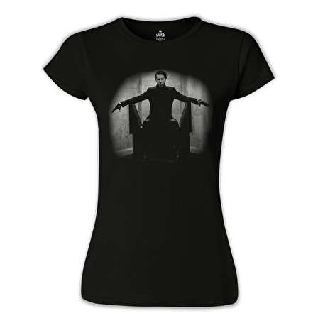 Marilyn Manson II Siyah Bayan Tshirt