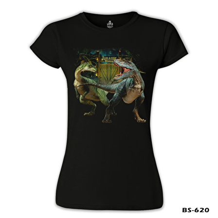 Jurassic World II Siyah Kadın Tshirt