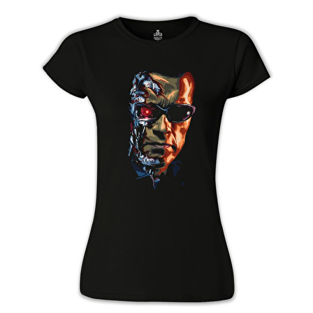 Terminatör Siyah Bayan Tshirt