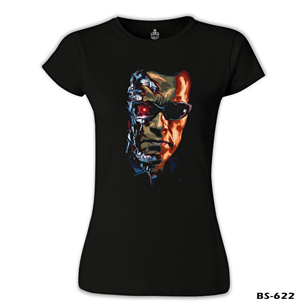 Terminatör Siyah Bayan Tshirt