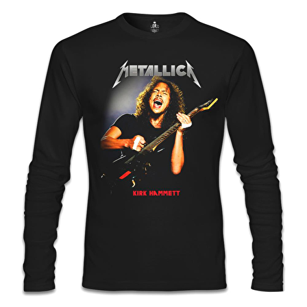 Metallica - Kirk Hammett Siyah Erkek Sweatshirt