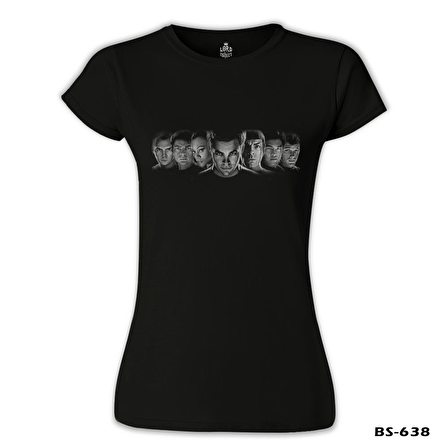 Star Trek Siyah Bayan Tshirt