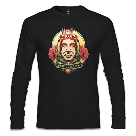 Vecihi Siyah Erkek Sweatshirt