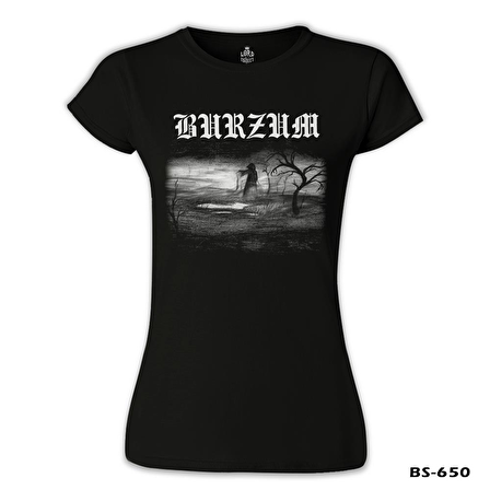Burzum - 1992 Siyah Kadın Tshirt