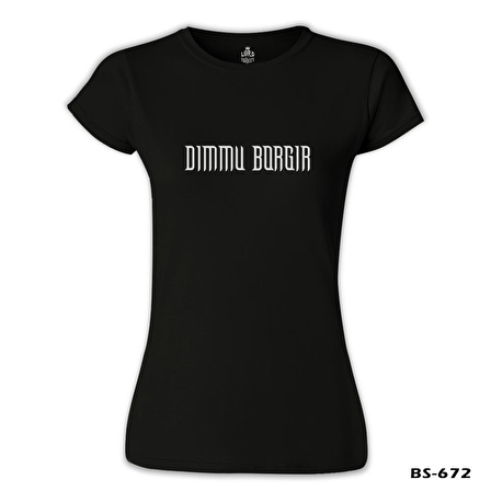 Dimmu Borgır - Logo Siyah Bayan Tshirt