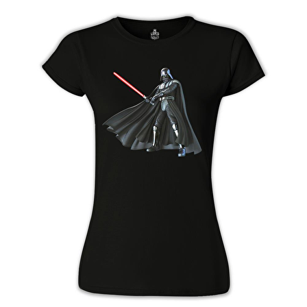 Star Wars - Darth Vader Lightsaber Siyah Bayan Tshirt
