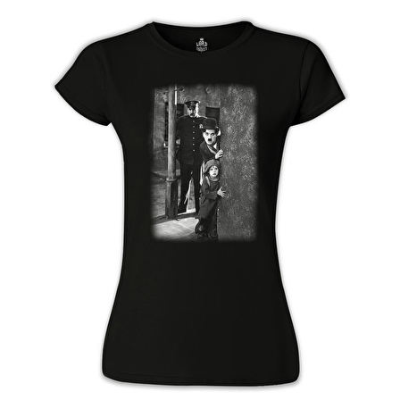 Charlie Chaplin Siyah Bayan Tshirt