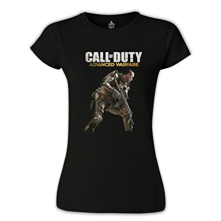 Call of Duty - Advanced Warfare Siyah Kadın Tshirt