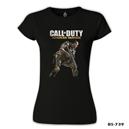 Call of Duty - Advanced Warfare Siyah Kadın Tshirt