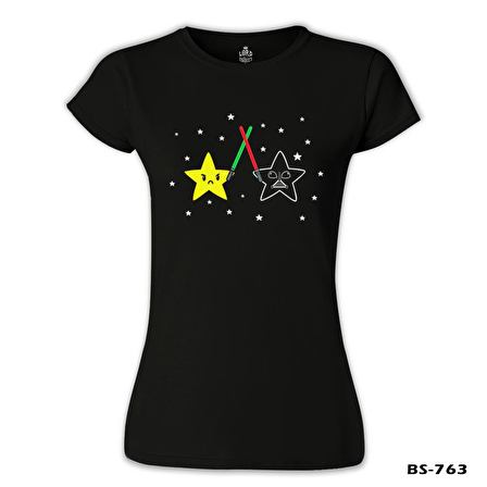 Real Star Wars Siyah Bayan Tshirt