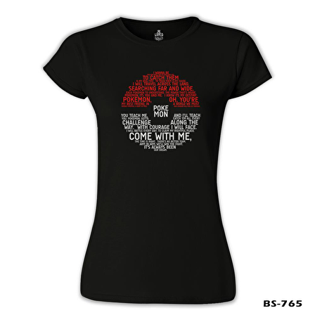 Pokemon Siyah Bayan Tshirt
