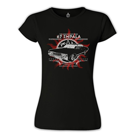 Supernatural - 67 Impala Siyah Bayan Tshirt