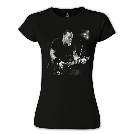 Metallica - James Solo Siyah Bayan Tshirt
