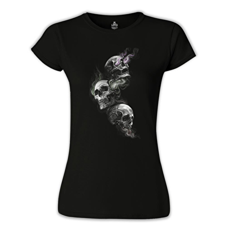 Smoky Heads Siyah Bayan Tshirt