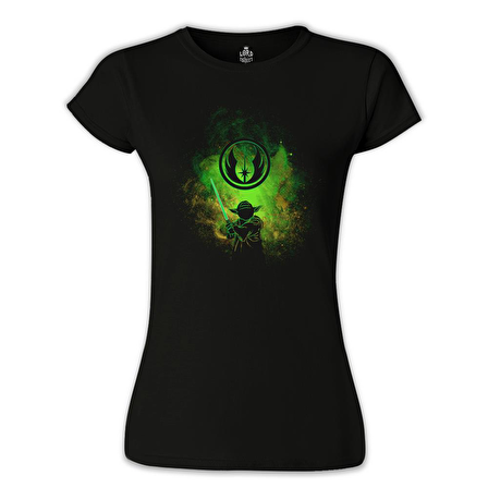 Star Wars - Yoda Siyah Bayan Tshirt