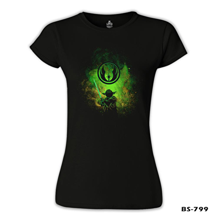 Star Wars - Yoda Siyah Bayan Tshirt