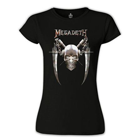 Megadeth - Vic 6 Siyah Bayan Tshirt