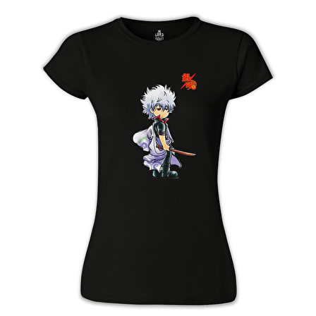 Gintama Gintoki Siyah Bayan Tshirt