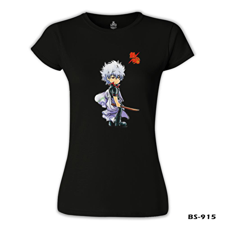 Gintama Gintoki Siyah Bayan Tshirt