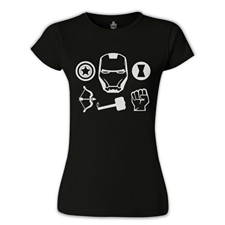 Hunters Siyah Bayan Tshirt