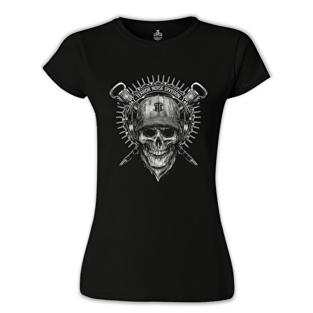 Terror Noise Division Siyah Bayan Tshirt