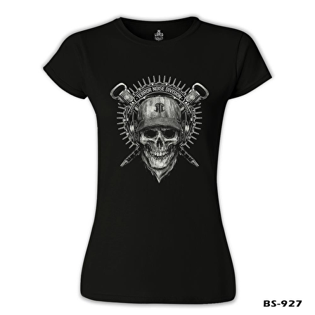 Terror Noise Division Siyah Bayan Tshirt