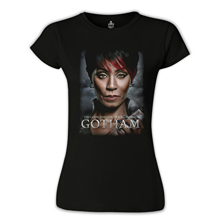 Gotham - The Beginning Siyah Kadın Tshirt
