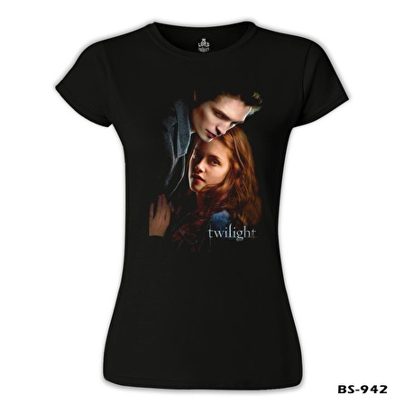 Twilight Siyah Bayan Tshirt