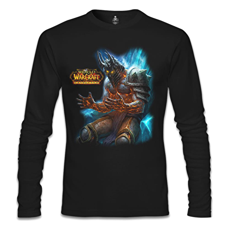 World of Warcraft - Wrath Siyah Erkek Sweatshirt