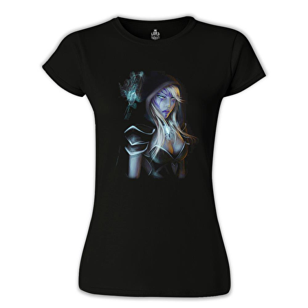 Dota 2 - Drow Ranger 2 Siyah Bayan Tshirt