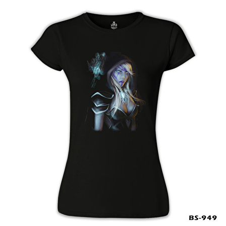 Dota 2 - Drow Ranger 2 Siyah Bayan Tshirt