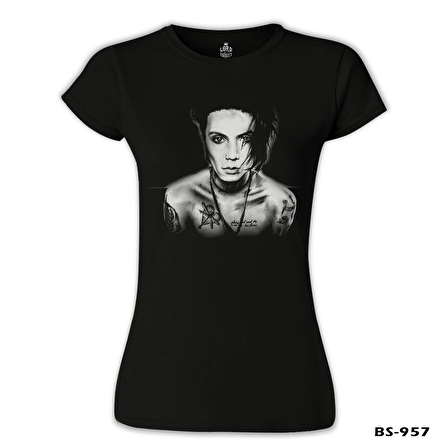 Black Veil Brides - Andy Siyah Bayan Tshirt