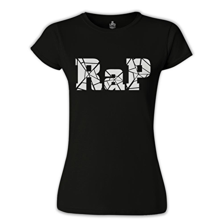 RAP Logo Siyah Bayan Tshirt
