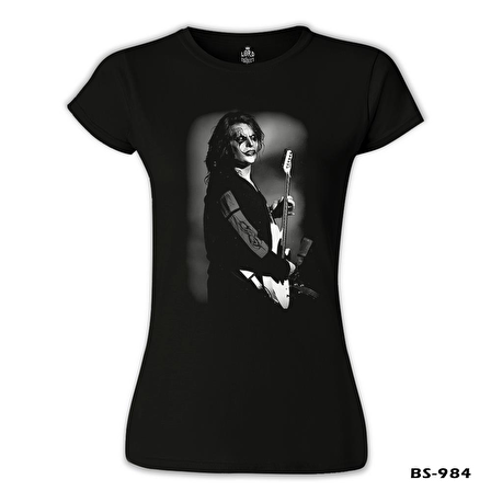 Slipknot - Jim Root Siyah Bayan Tshirt