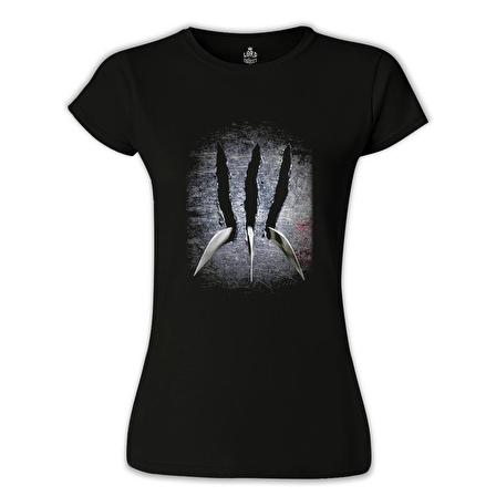 Men Origins Siyah Kadın Tshirt