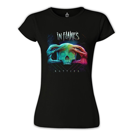 In Flames - Battles Siyah Bayan Tshirt