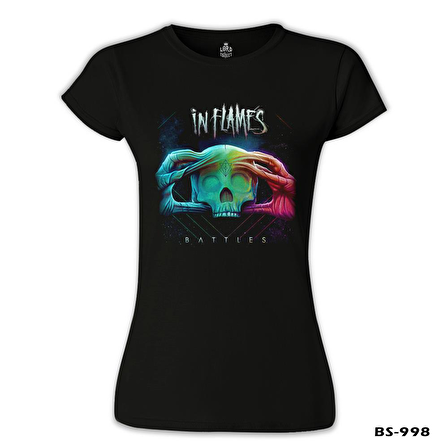 In Flames - Battles Siyah Bayan Tshirt