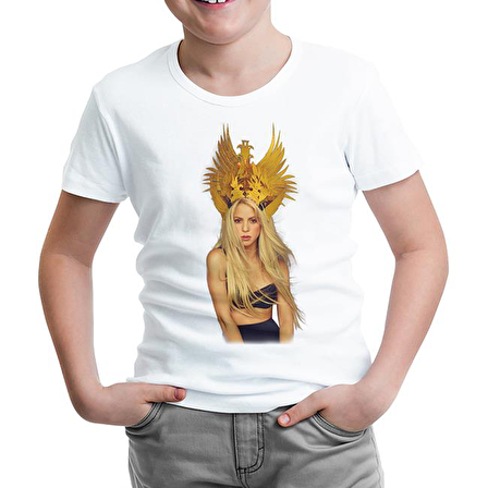 Shakira - Comme Moi Beyaz Çocuk Tshirt
