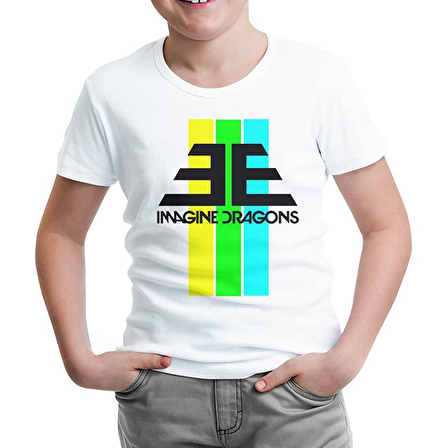 Imagine Dragons - EE Beyaz Çocuk Tshirt