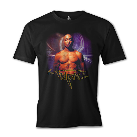 Tupac Shakur Siyah Erkek Tshirt