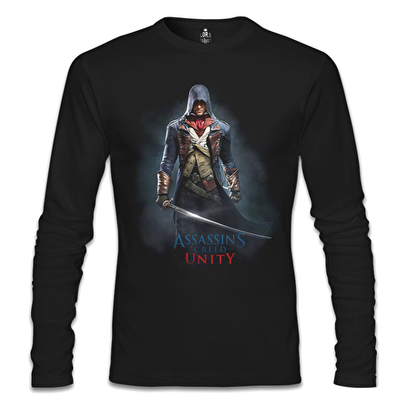 Assassin's Creed - Arno Siyah Erkek Sweatshirt