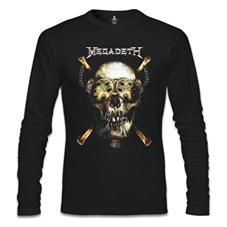 Megadeth - Vic 3 Siyah Erkek Sweatshirt