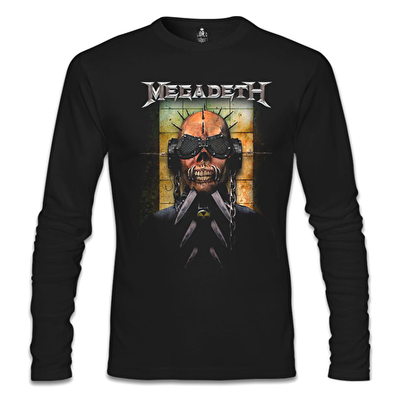 Megadeth - Vic 5 Siyah Erkek Sweatshirt