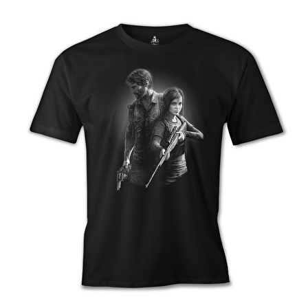 The Last of Us - Remastered Siyah Erkek Tshirt