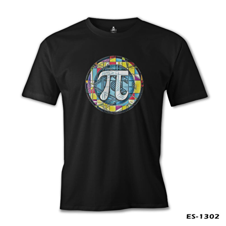 Matematik - Pi 5 Siyah Erkek Tshirt