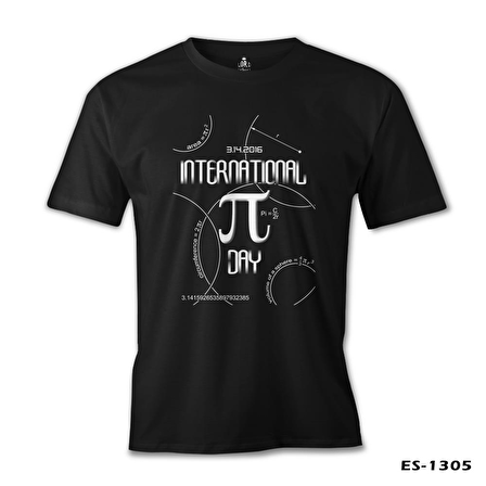 Matematik - Pi 8 Siyah Erkek Tshirt