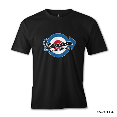 Vespa - Lexington Siyah Erkek Tshirt