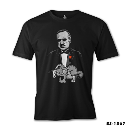 The Godfather - The Cat Siyah Erkek Tshirt