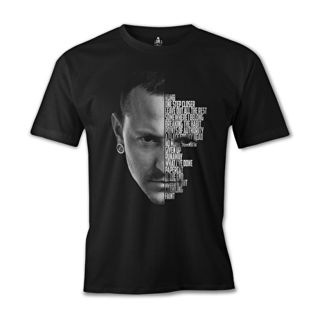 Linkin Park - Chester Siyah Erkek Tshirt