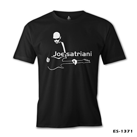 Joe Satriani - Gitar Siyah Erkek Tshirt